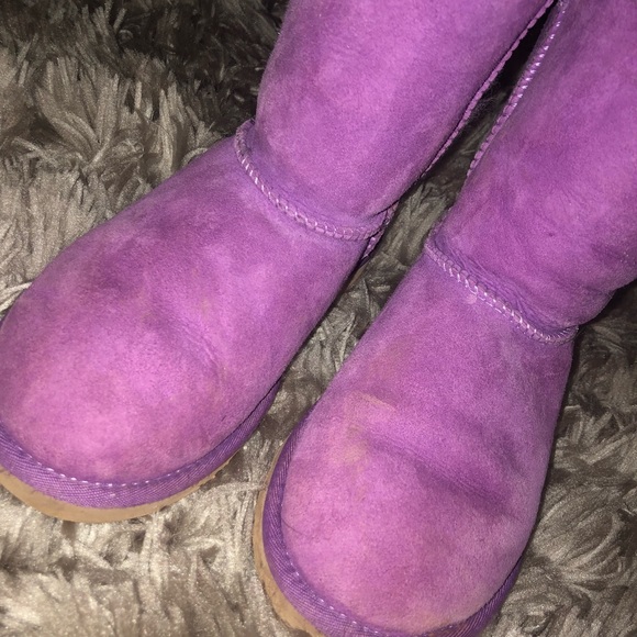 Purple bailey bow uggs - Picture 4 of 7